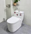 Bồn Cầu Fotari Sứ Nguyên Khối Nano Ceramic Model 1666