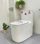 Bồn Cầu Sứ Nano Ceramic 7879