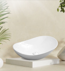 Lavabo Men Sứ Tráng Viền Fotari H-113