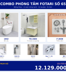 Combo nóng lạnh 31 — 8 món — tủ lavabo — Đồng thau