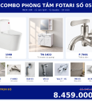 Combo lạnh 16 — 10 món — tủ lavabo — INOX 304