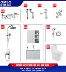 Combo Giá Rẻ Siêu Tiêt Kiệm Thiết Bị Phòng Tắm Fotari