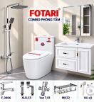 Combo mô phỏng 03 — tủ trắng tân cổ điển tay vàng