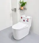 Bồn Cầu Fotari Sứ Nguyên Khối Nano Ceramic Model 1666