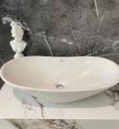 Lavabo Men Sứ Tráng Viền Fotari H-113
