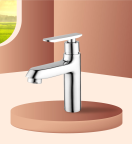 Vòi Lạnh Lavabo Đồng Thau Mạ Crom Fotari F-6025 