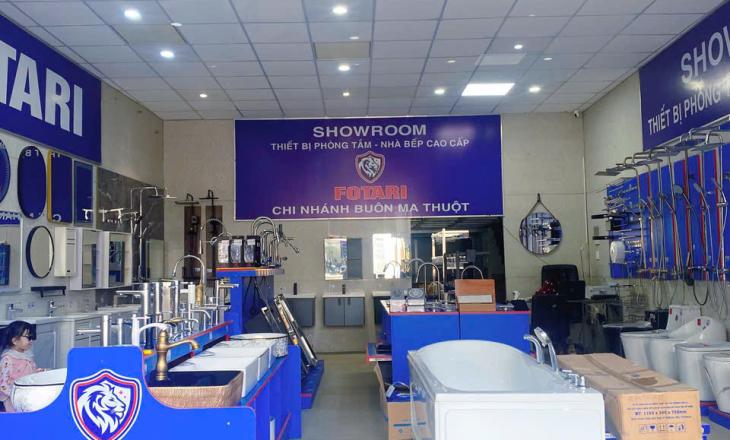 Showroom Thiết Bị Phòng Tắm Fotari Buôn Mê Thuột