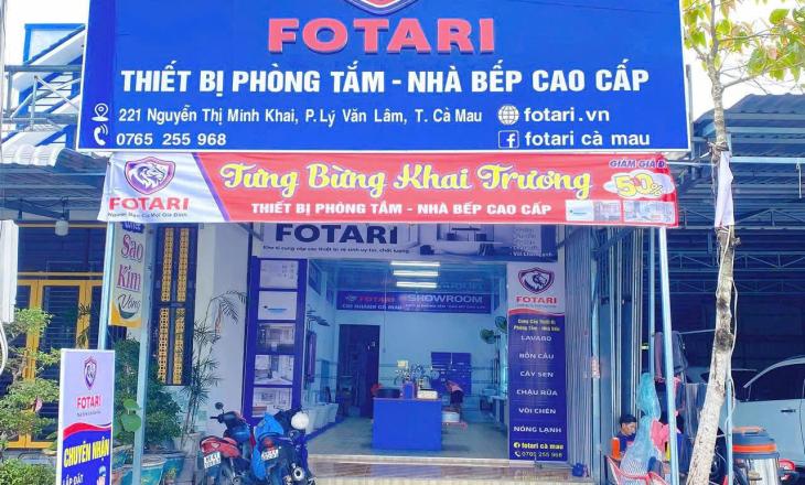 Showroom Thiết Bị Phòng Tắm Fotari Cà Mau