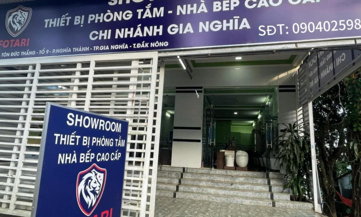 Showroom Thiết Bị Phòng Tắm Fotari Gia Nghĩa