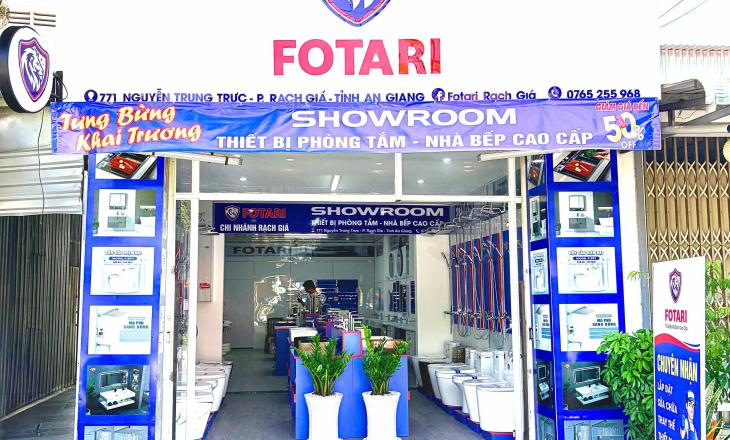 Showroom Thiết Bị Phòng Tắm Fotari Rạch Giá