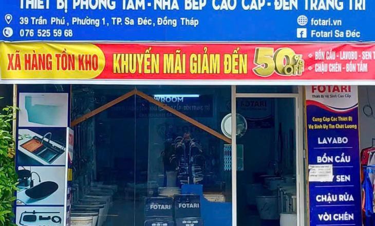 Showroom Thiết Bị Phòng Tắm Fotari Sa Đéc