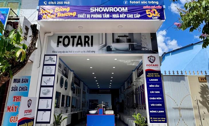 Showroom Thiết Bị Phòng Tắm Fotari Sóc Trăng