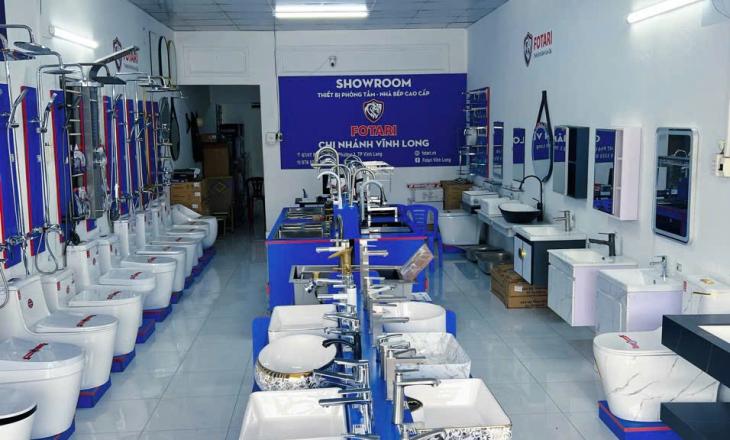 Showroom Thiết Bị Phòng Tắm Fotari Vĩnh Long
