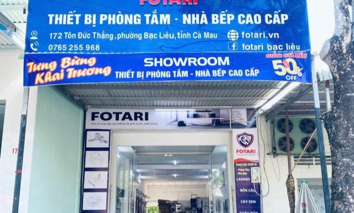 Showroom Thiết Bị Phòng Tắm Fotari Bạc Liêu