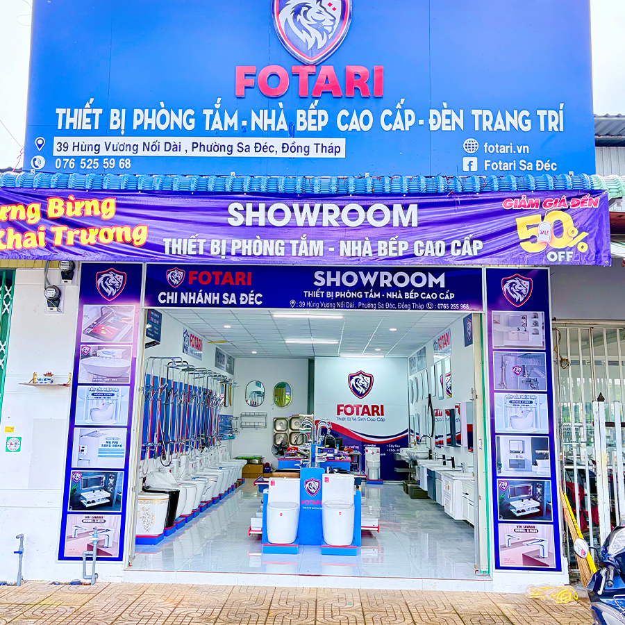 Showroom Thiết Bị Phòng Tắm Fotari Sa Đéc