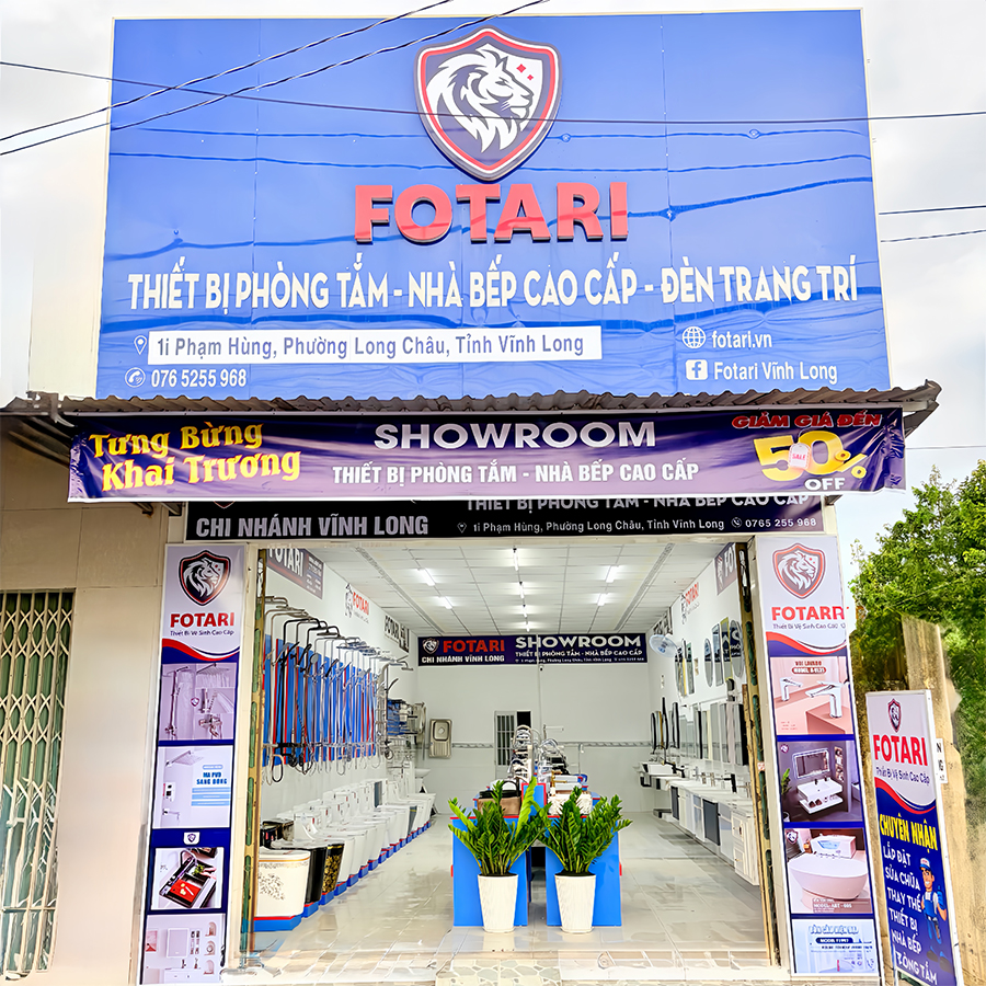 Showroom Thiết Bị Phòng Tắm Fotari Vĩnh Long