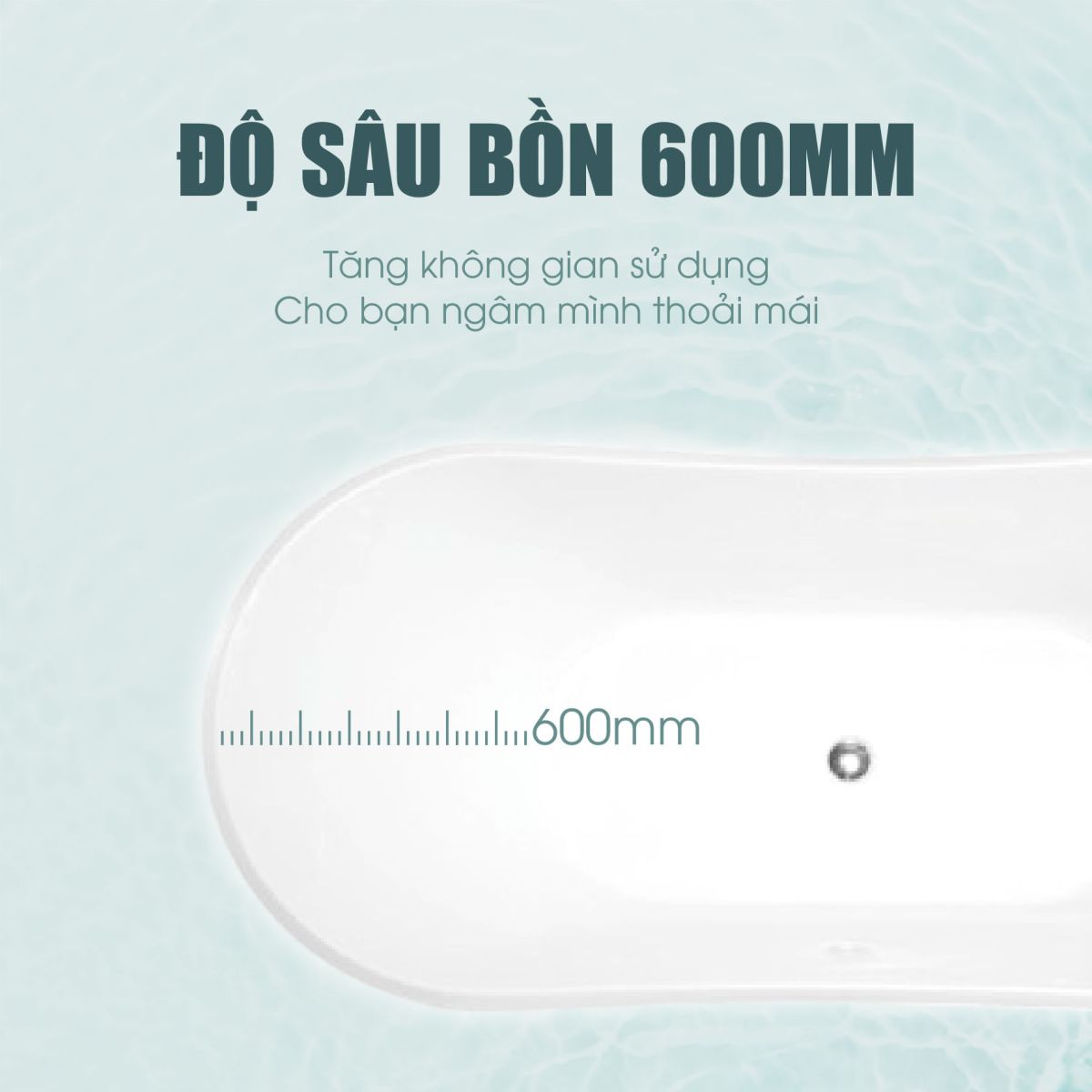 Bồn Tắm Thỏi Vàng Cạnh Mỏng Fotari ABT-14 4