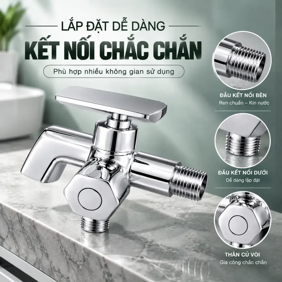 Củ Vòi Hồ Cao Cấp Fotari F7008