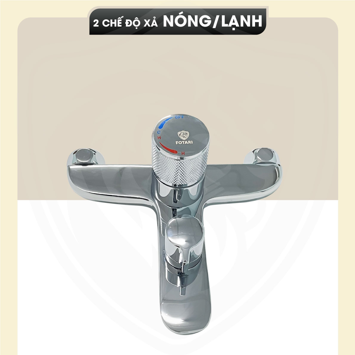 Củ sen nóng lạnh ACS23 sử dụng cho hai nguồn nước nóng - lạnh