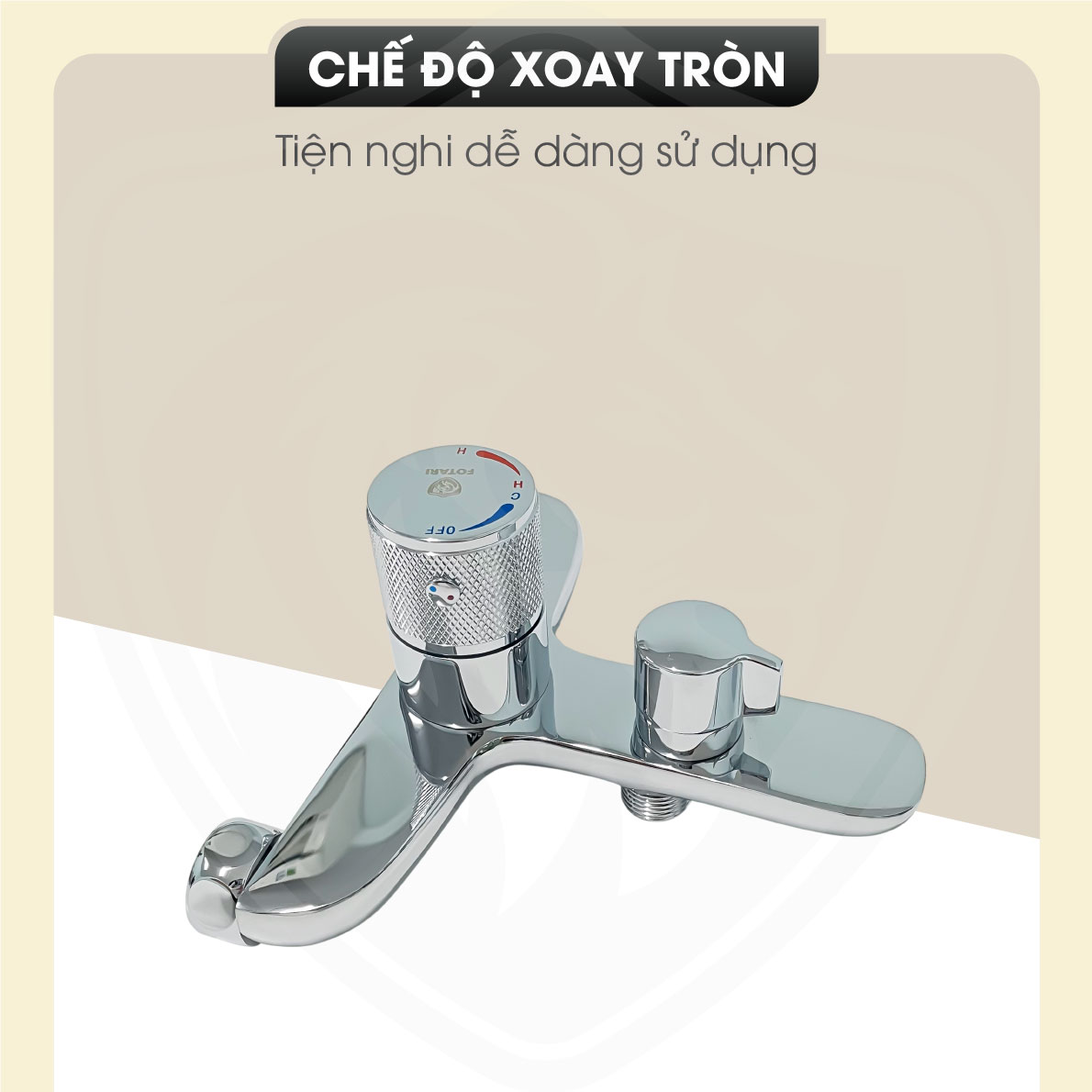 Củ sen nóng lạnh ACS23 chế độ xoay tiện nghi