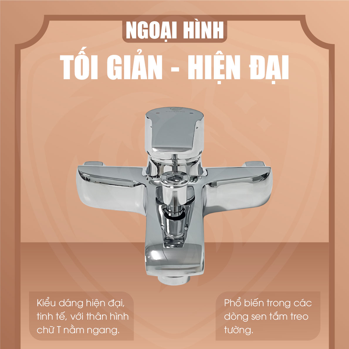 Củ sen nóng lạnh Fotari F2009 ngoại hình hiện đại