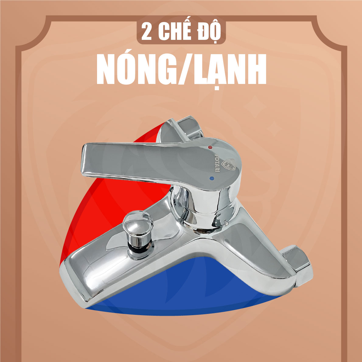 Củ sen nóng lạnh Fotari F2009 sử dụng cho 2 nguồn nước nóng lạnh