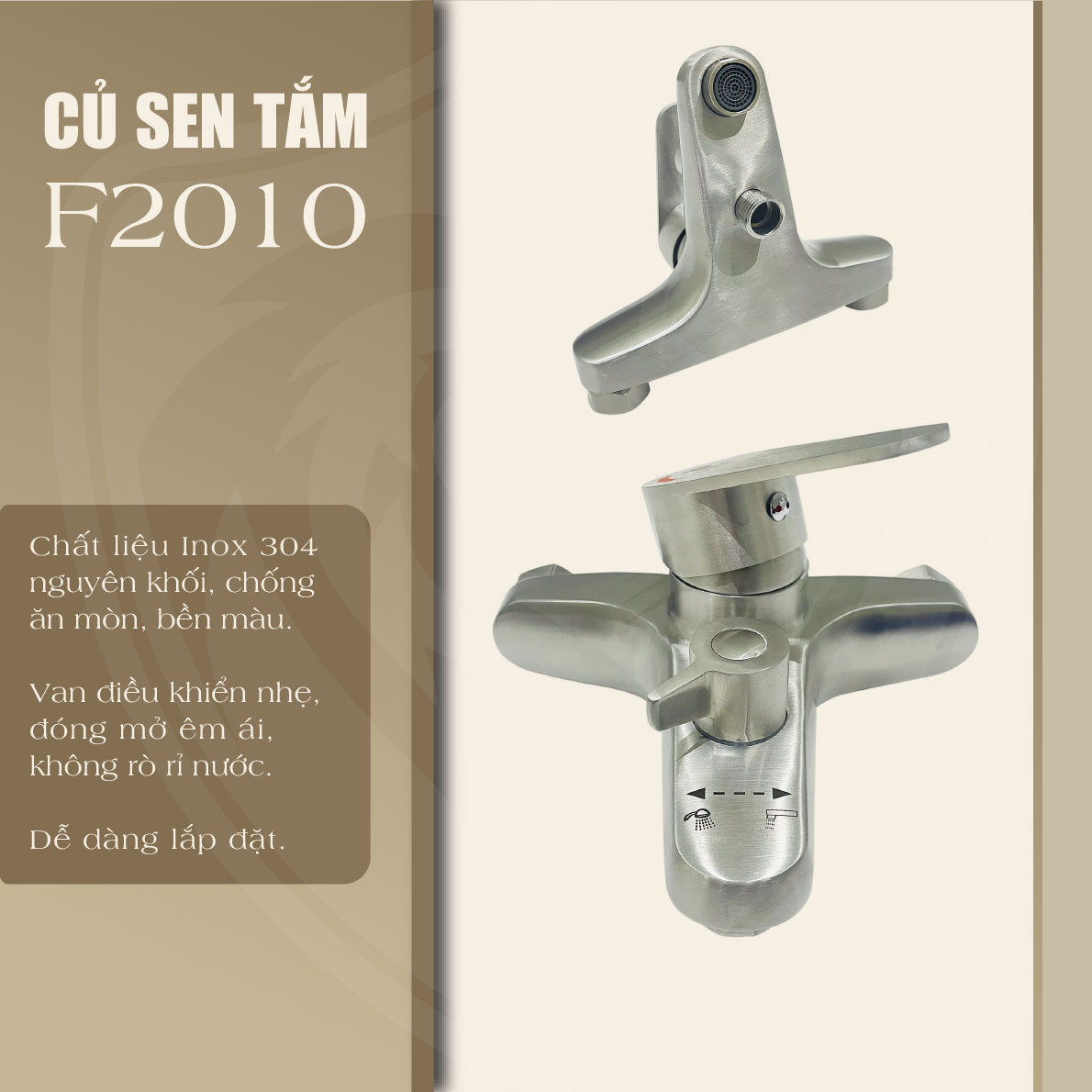 Củ Sen Tắm Nóng Lạnh Fotari F-2010