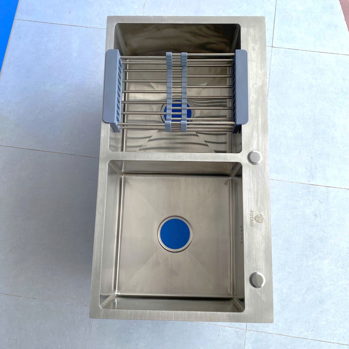 Bồn rửa chén inox 304 2 ngăn C-06