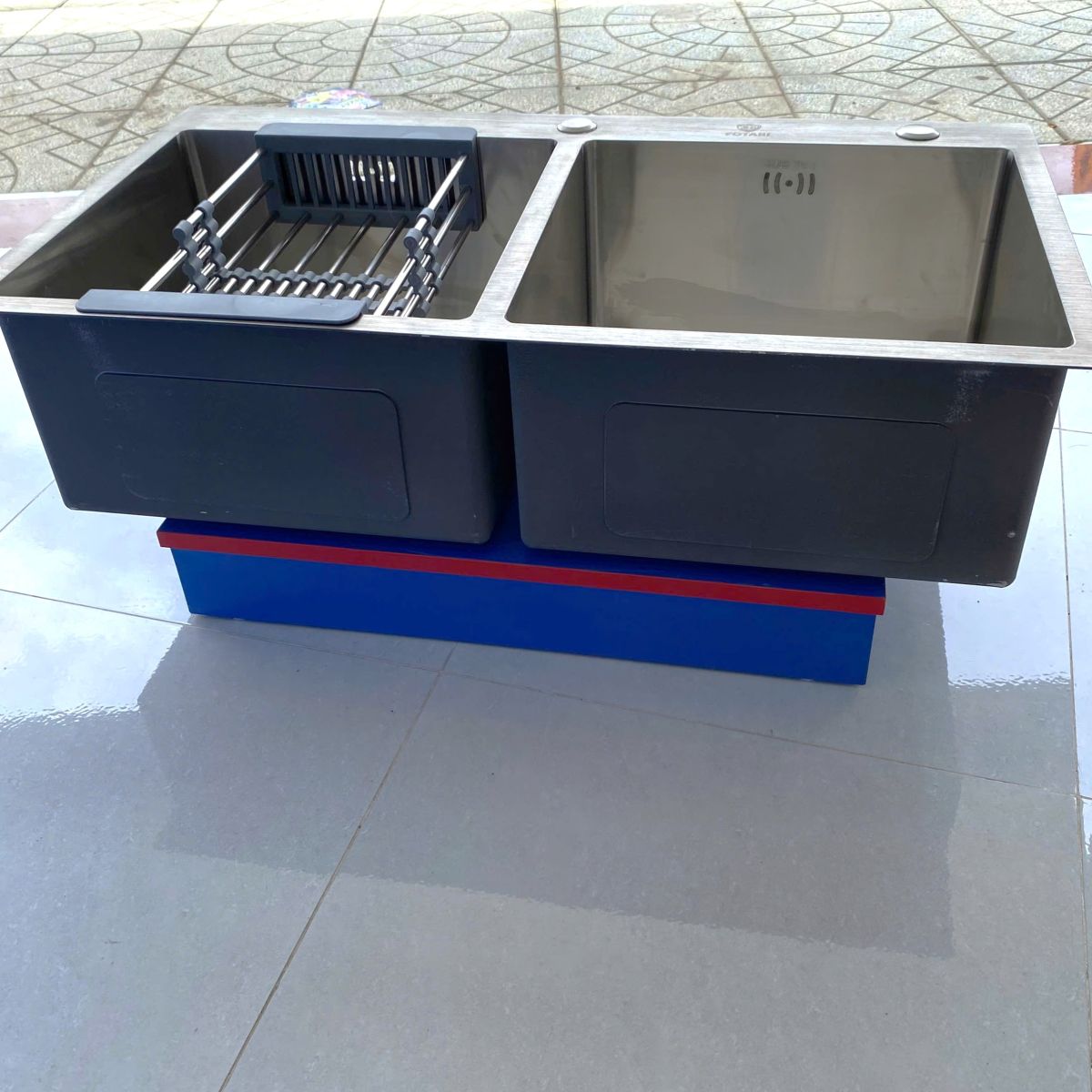 Bồn rửa chén inox 304 2 ngăn C-06