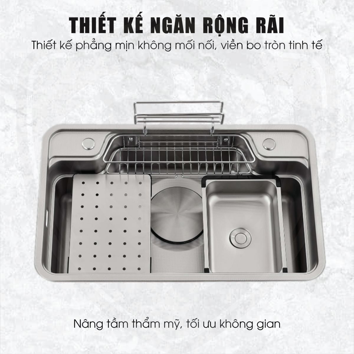 Chậu Chén Fotari Inox 304 C-21