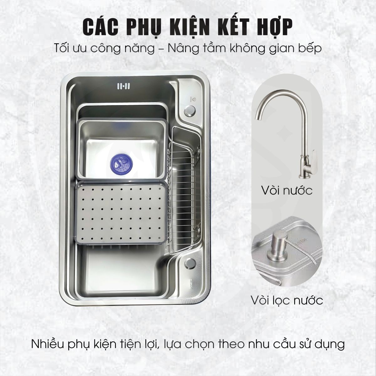 Chậu Chén Fotari Inox 304 C-21