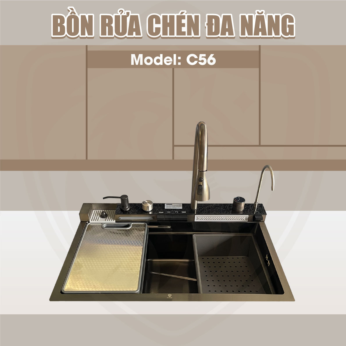 Chậu rửa chén bát Fotati C-56