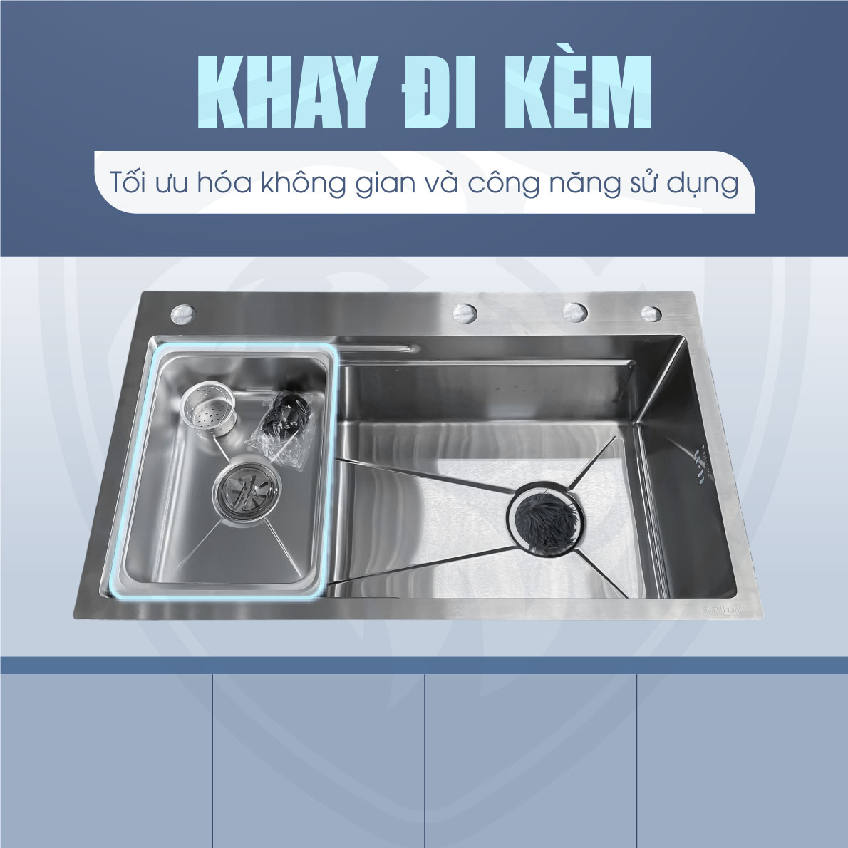 chậu rửa chén inox 304 C-57