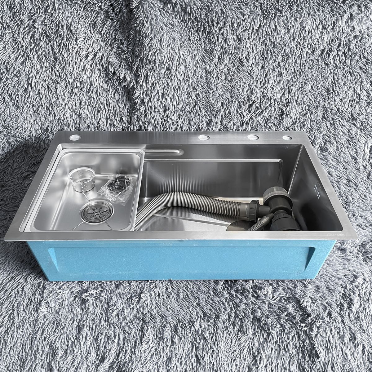 Ảnh chụp thực tế chậu rửa chén INOX 304 C-57 4