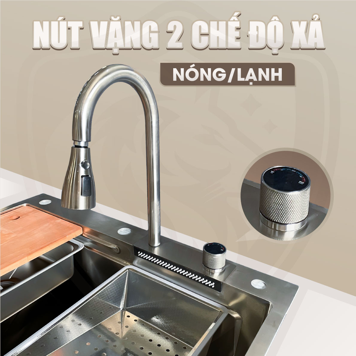 chậu chén inox 304 Fotari C-58