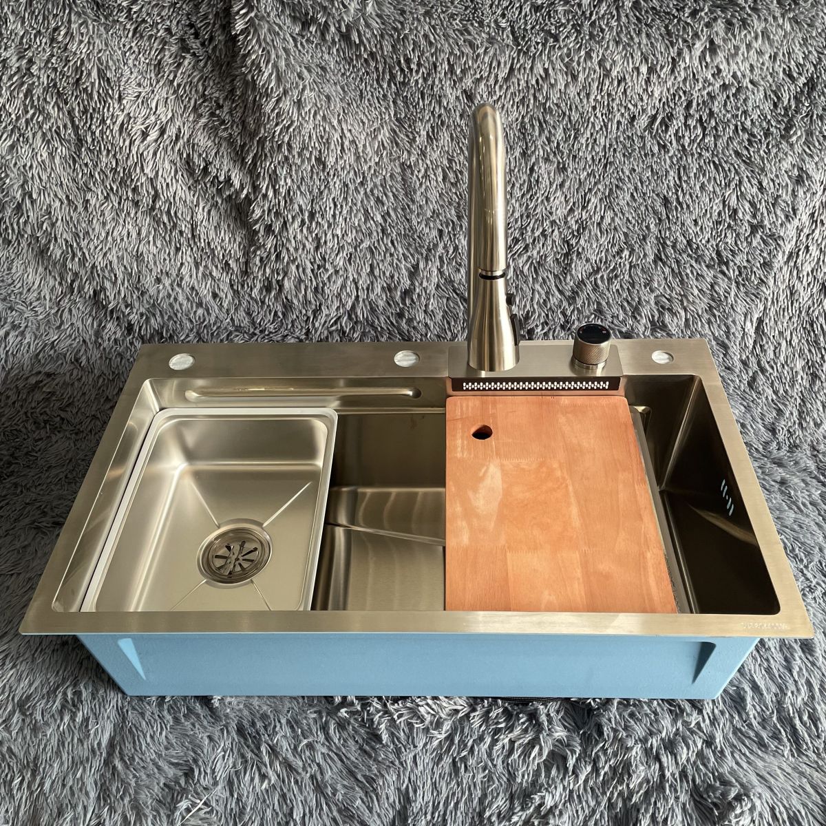 Ảnh chụp thực tế chậu chén Inox 304 Fotari C-58