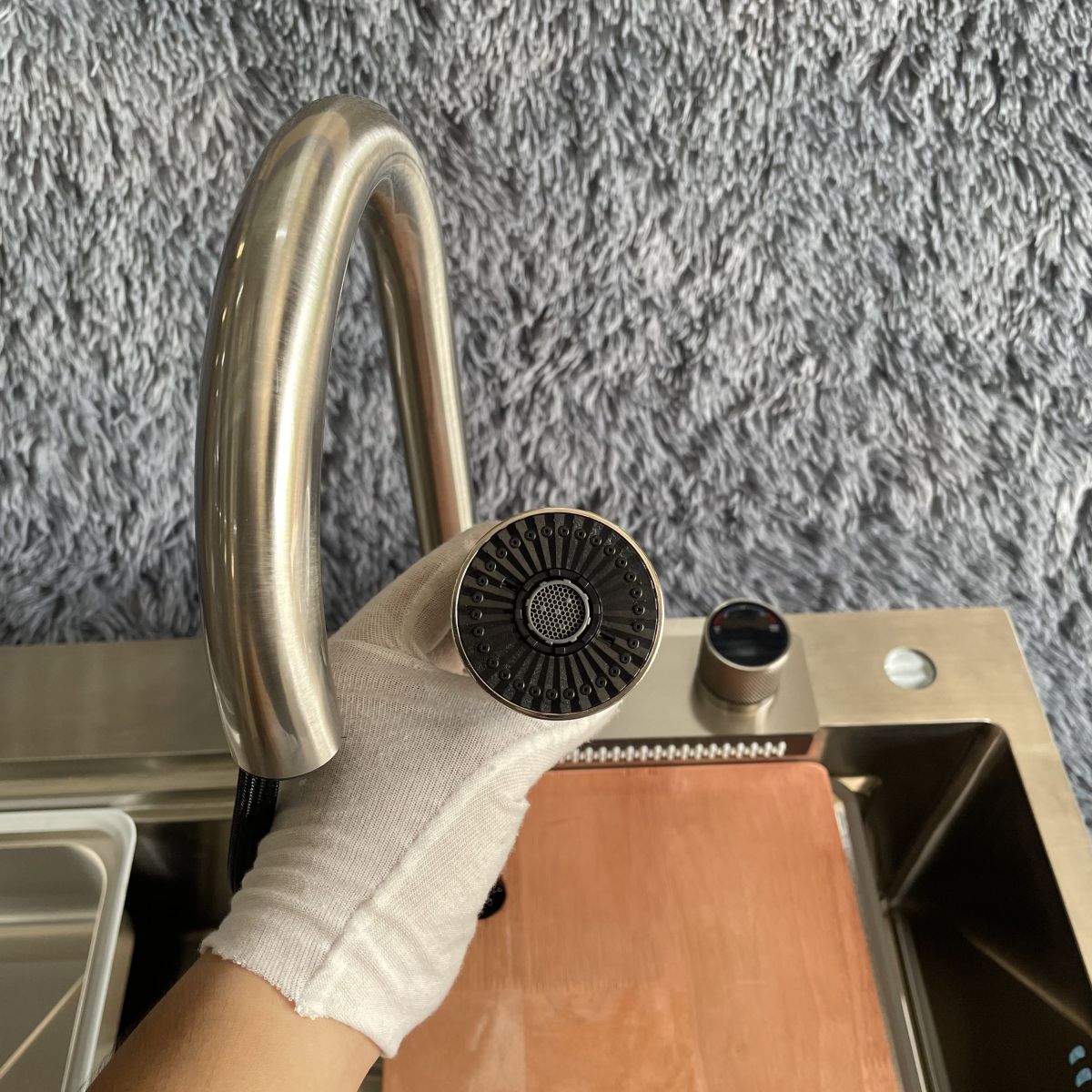Ảnh chụp thực tế chậu chén Inox 304 Fotari C-58 4