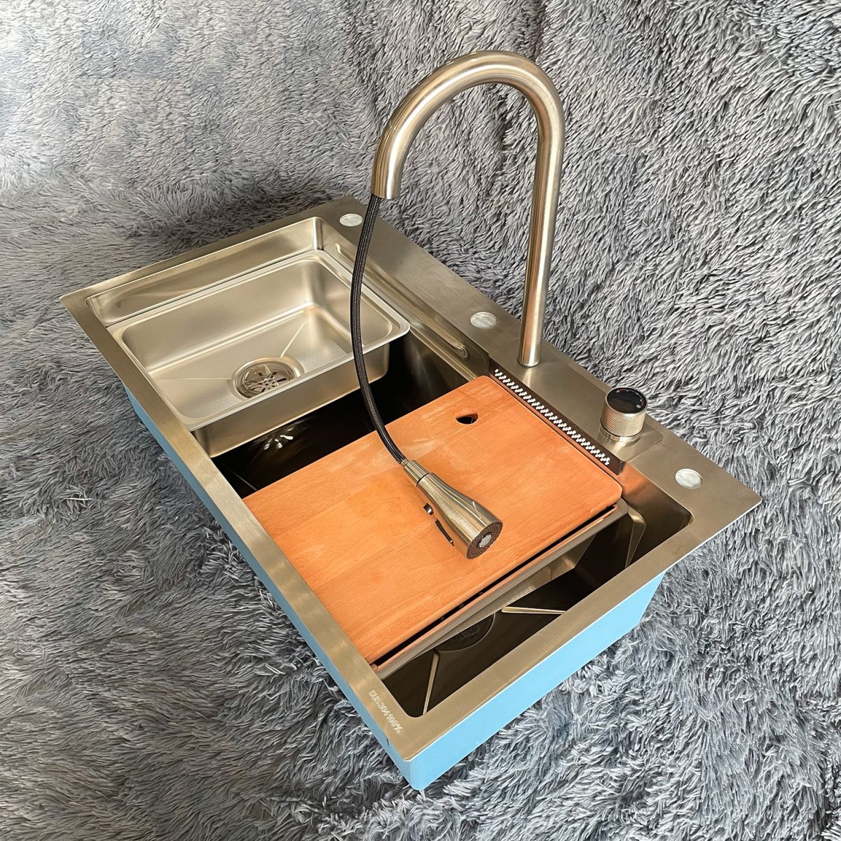 Ảnh chụp thực tế chậu chén Inox 304 Fotari C-58 3