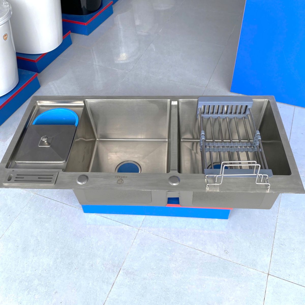 Chậu rửa chén 2 hộc inox 304 Fotari C-28