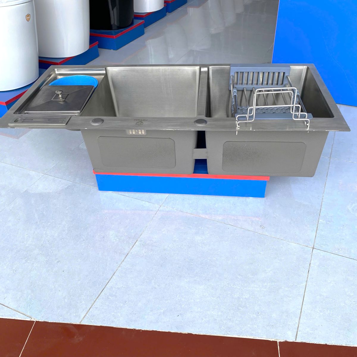 Chậu rửa chén 2 hộc inox 304 Fotari C-28