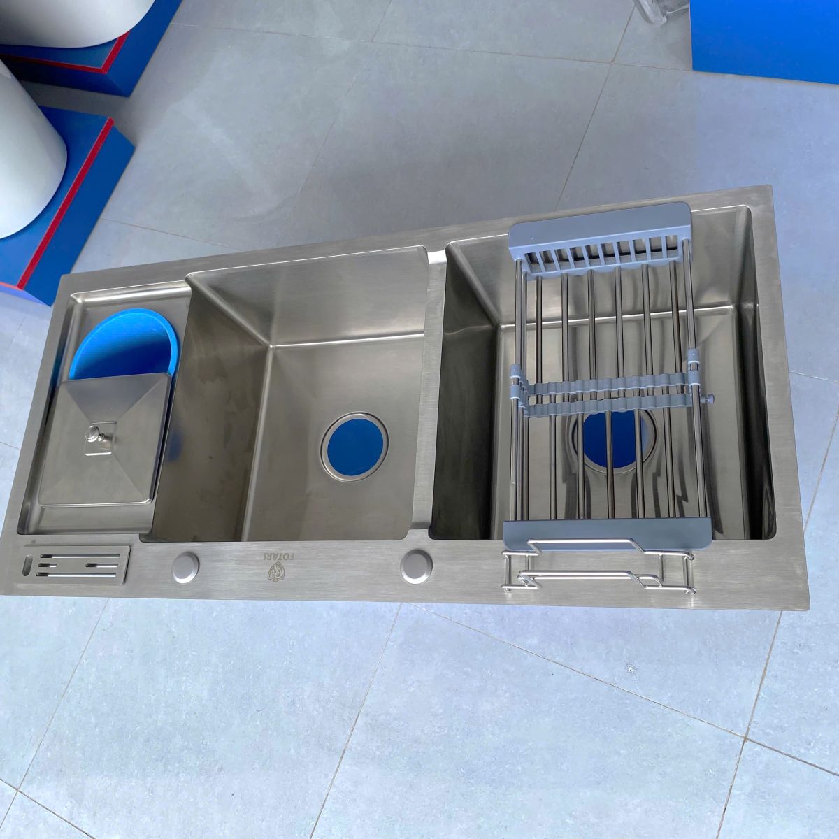 Chậu rửa chén 2 hộc inox 304 Fotari C-28