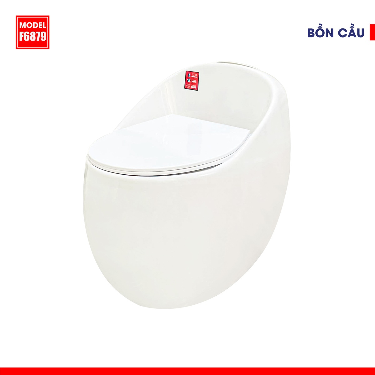  Bồn Cầu Trứng F-6879 