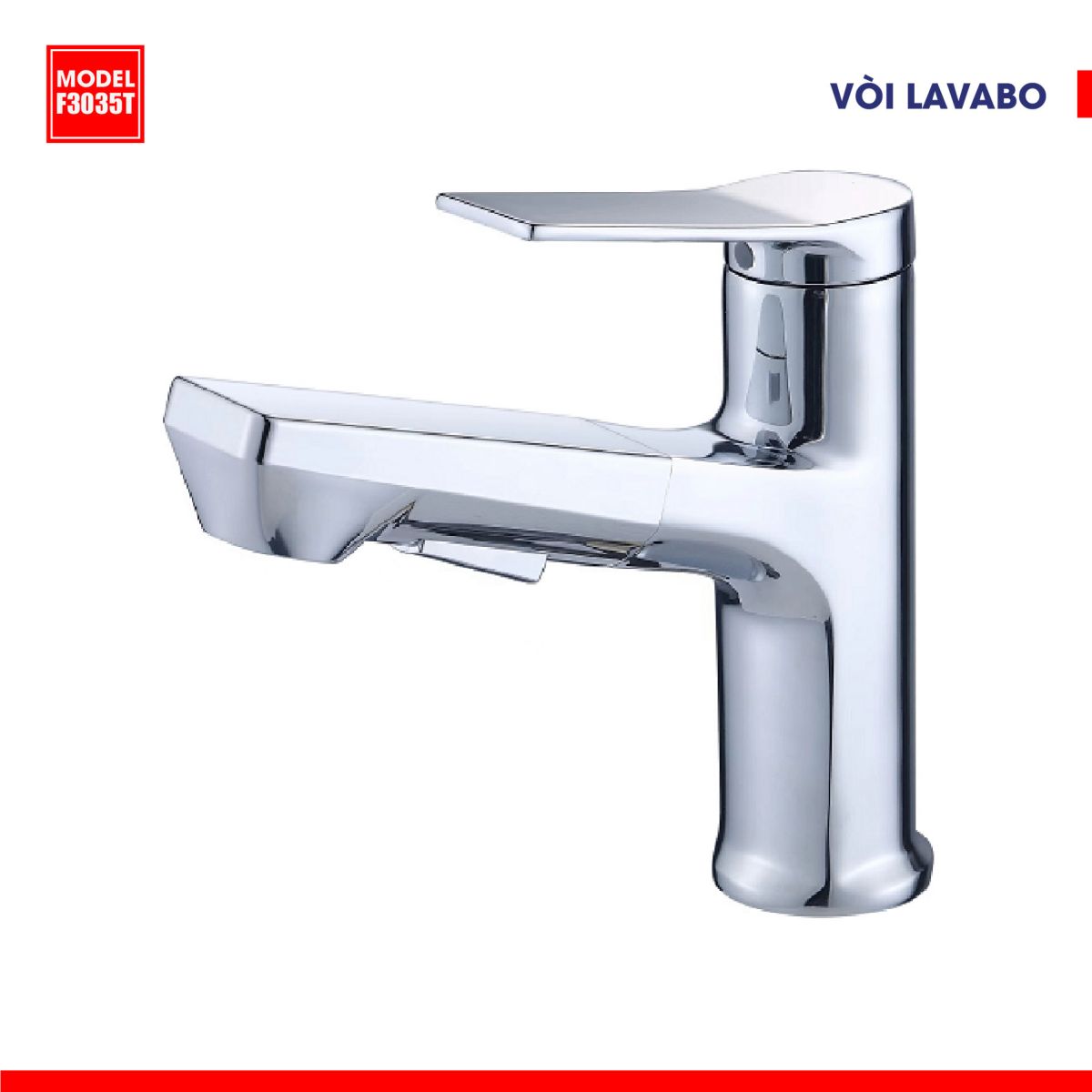 Vòi Lavabo Nóng Lạnh F-3035T 