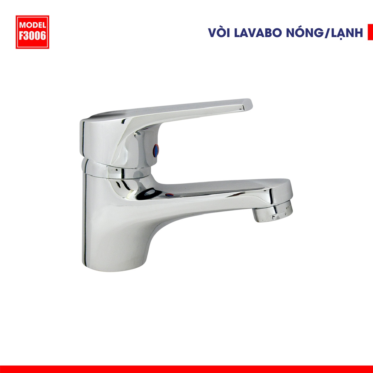 Vòi Lavabo Nóng Lạnh F-3006 