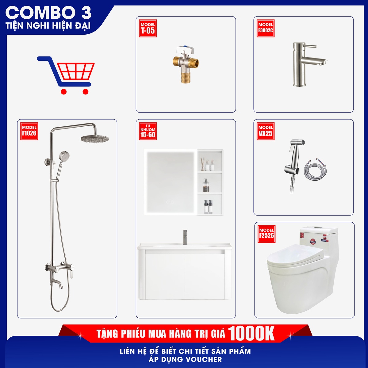 Combo Tiện Nghi Hiện Đại 