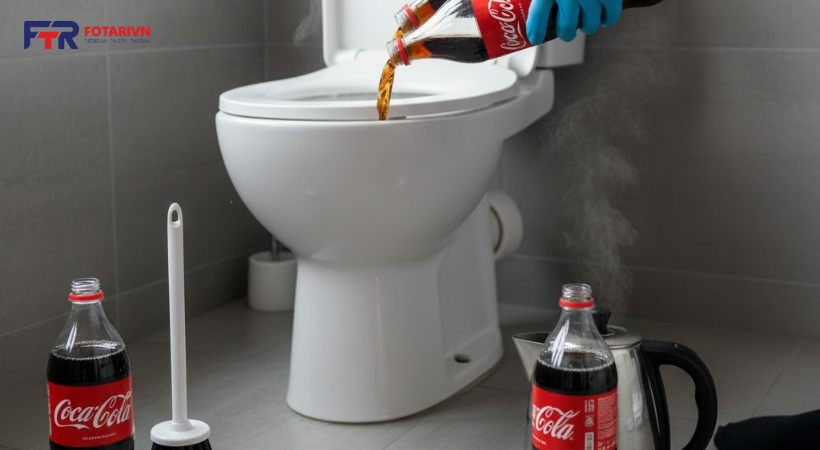 Khi nào nên dùng Coca để thông bồn cầu?