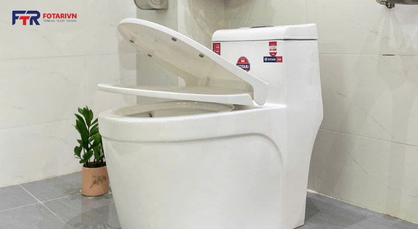 Các bước lắp đặt bồn cầu liền khối