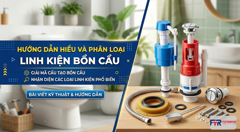 Hướng dẫn chọn mua linh kiện bồn cầu: Tất Tần Tật Về Phụ Kiện Và Cách Thay Thế Hiệu Quả