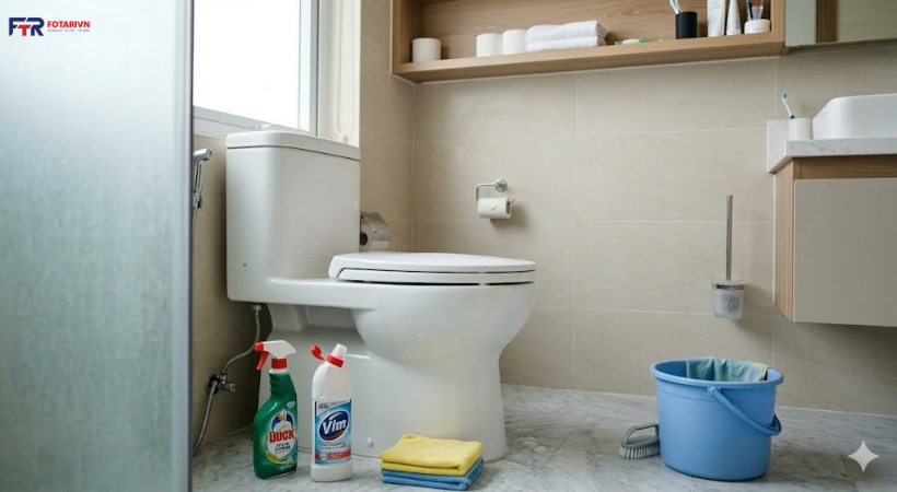 Việc chú ý giữ vệ sinh cho bồn cầu là điều vô cùng cần thiết