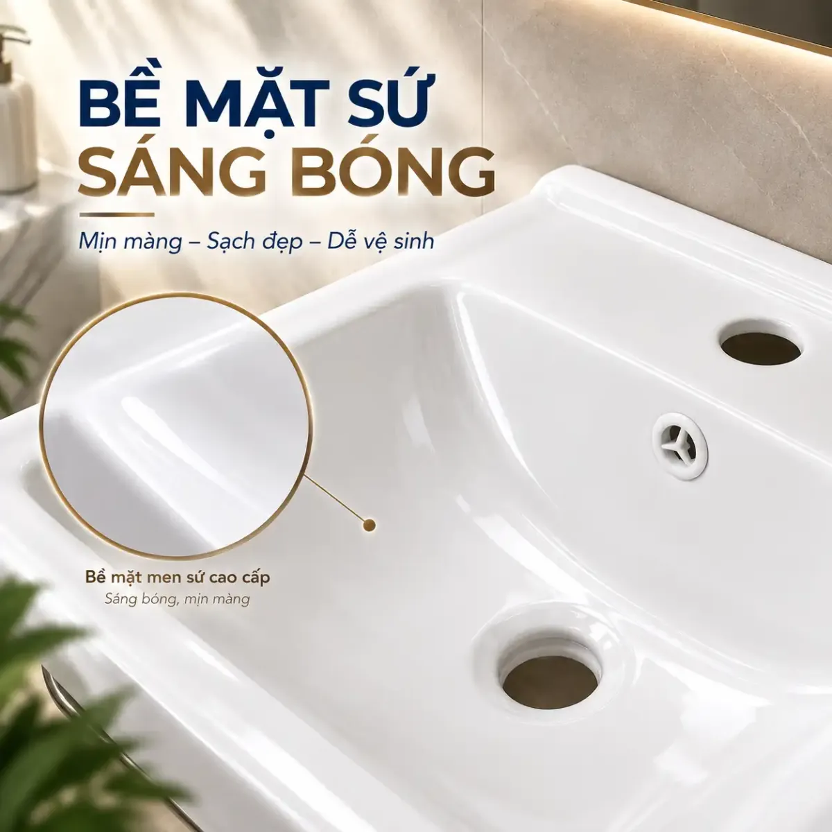 Bồn Lavabo Cao Cấp H02